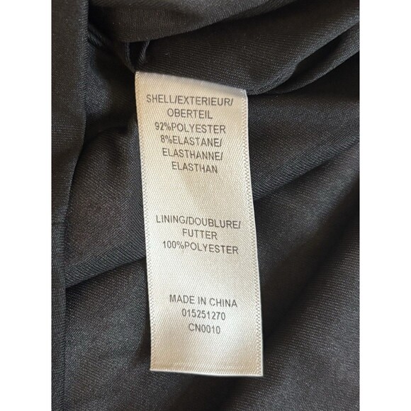 ADRIANNA PAPELL Knot Front Faux Wrap Floral Sheath Dress 12 Long Sleeve Jersey - Picture 12 of 16